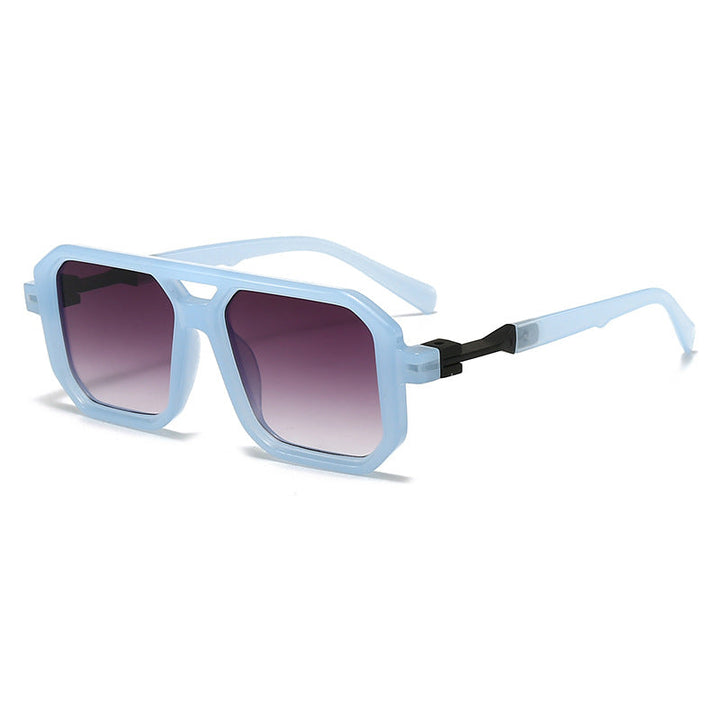 Ladies stylish oversized sunglasses with geometric frame Kalsten
