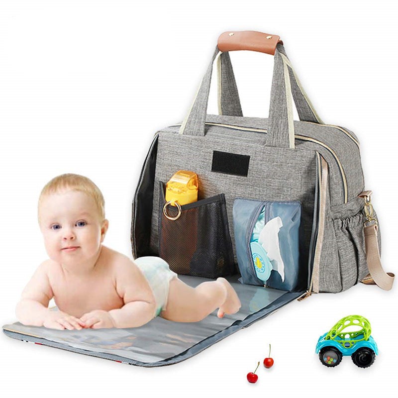 Ladies diaper bag with integrated changing mat Kalsten