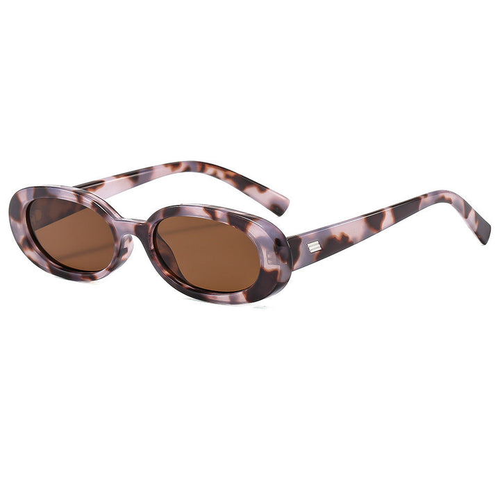 Women's fashionable sunglasses with oval frame and trendy lenses Kalsten