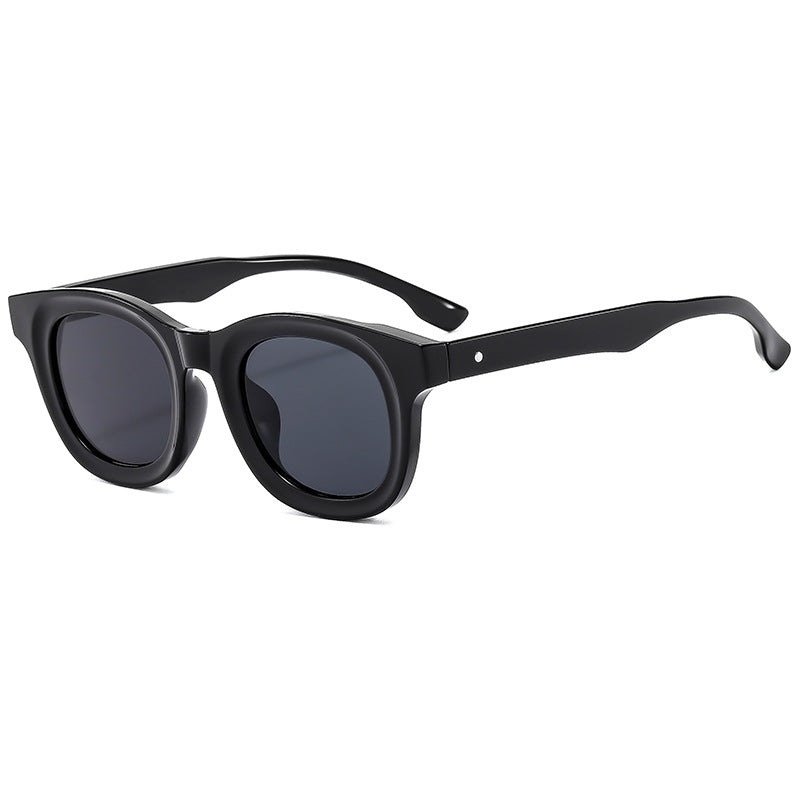 Women's Round Sunglasses with Stylish, Wide Plastic Frame Kalsten