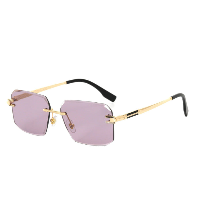 Women's Geometric Designer Sunglasses with Luxurious Metal Frame and High-Quality UV Protection Lenses Kalsten