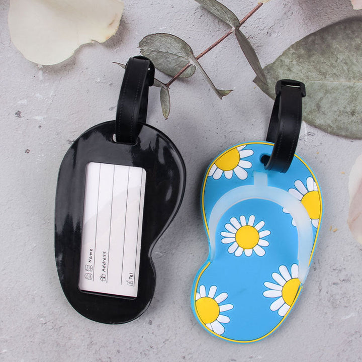 Fun Floral Flip-Flop Luggage Tag Kalsten