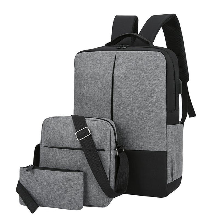 Multi-Compartment Travel Backpack with Detachable Pouch Kalsten