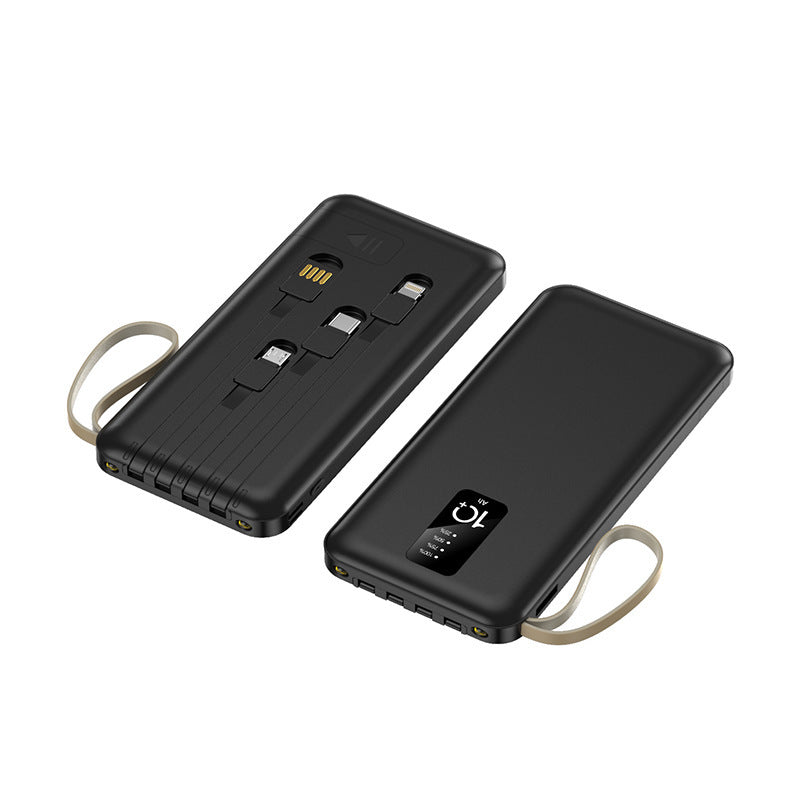 Multifunctional Power Bank with Integrated Cable System Kalsten
