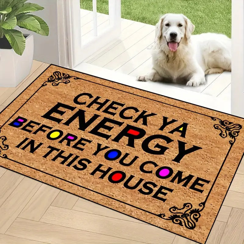 Welcome Warning Doormat Kalsten