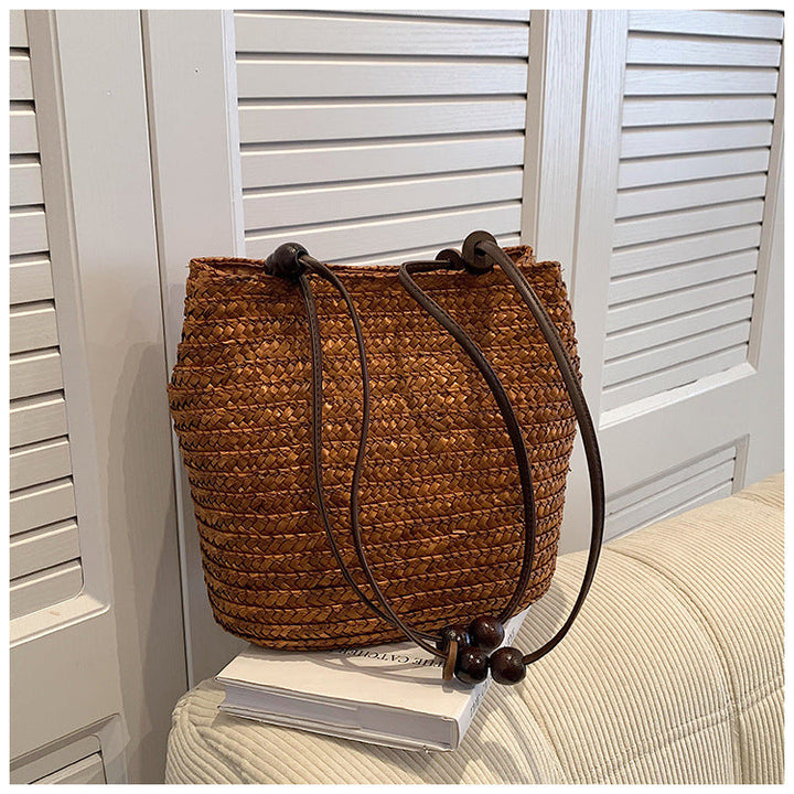 Elegant Beach Bag Made from Handcrafted Natural Material Kalsten