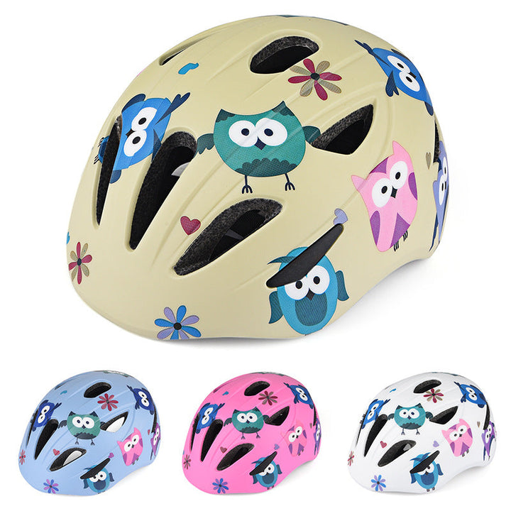 Children's Cute Animal Print Bicycle Helmet Kalsten