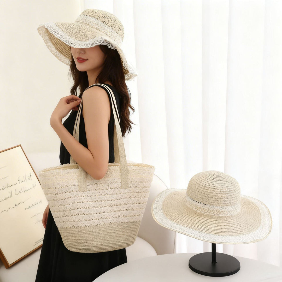 Beach bag and sun hat Kalsten