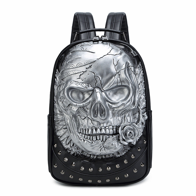Stylish backpack with skull design Kalsten
