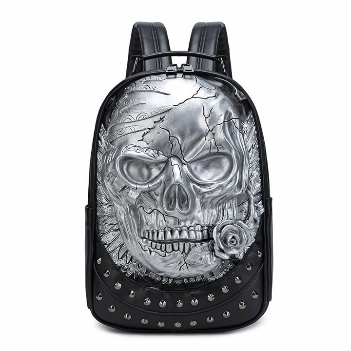 Stylish backpack with skull design Kalsten