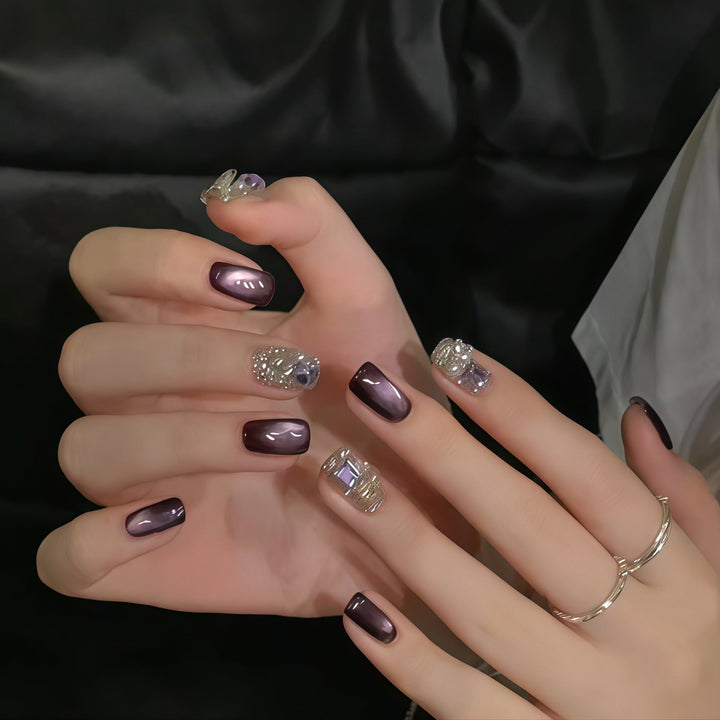 Artifical nails with glamorous effects Kalsten