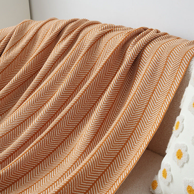 Ladies cuddle blanket with zigzag pattern Kalsten