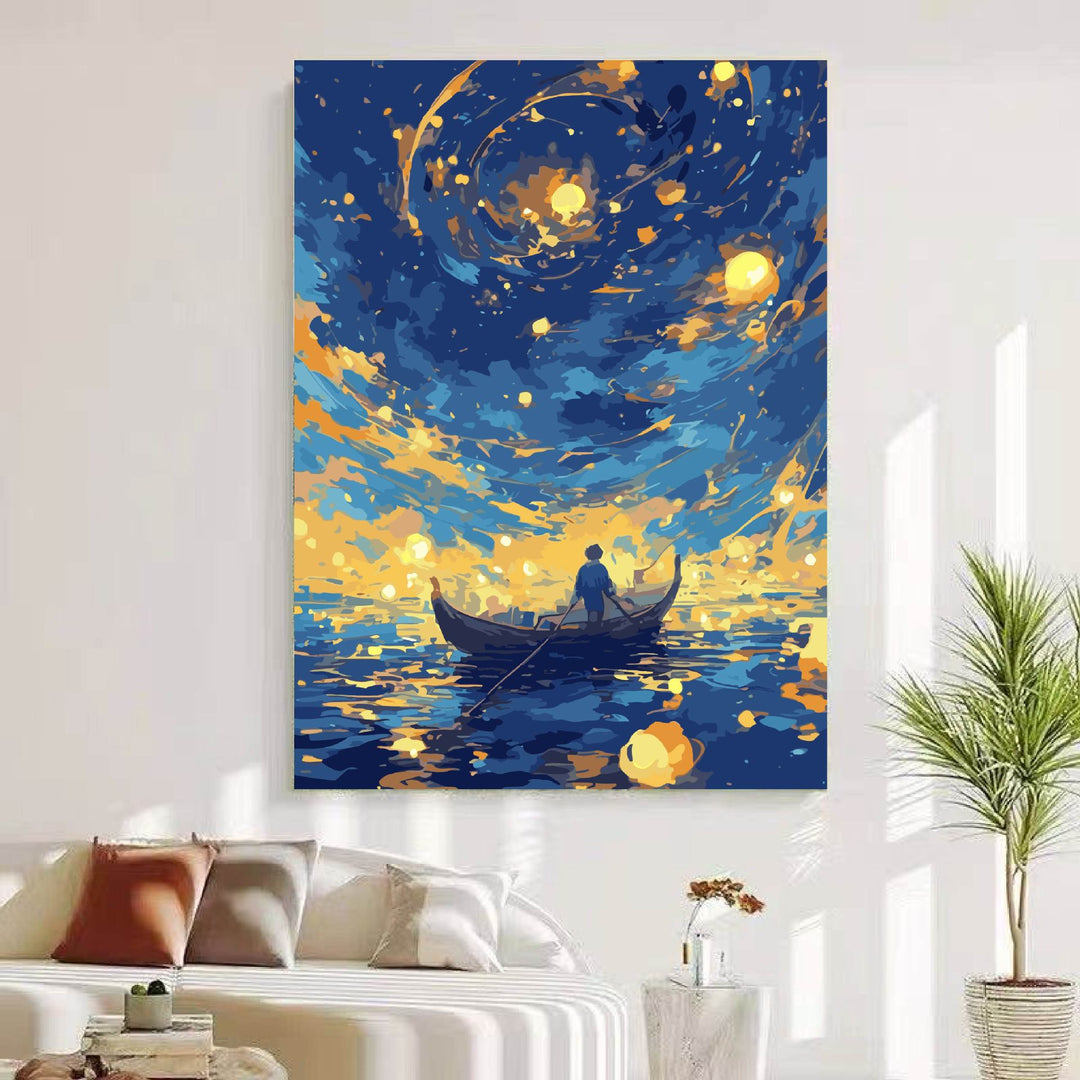 Dreamy Cosmic Landscape Wall Art Kalsten
