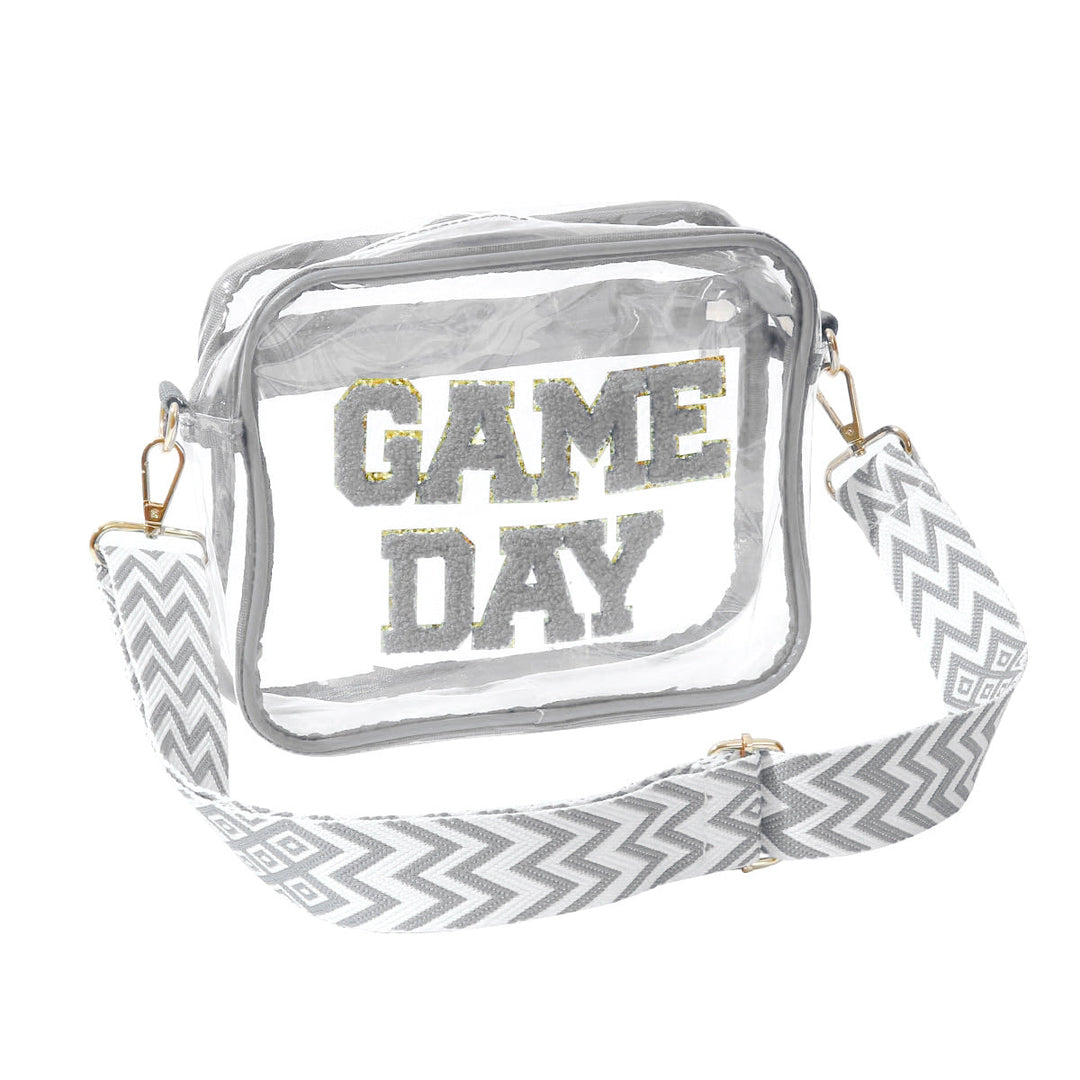 Transparent crossbody bag with stylish Game Day print Kalsten