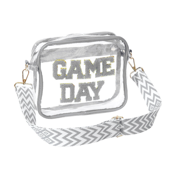 Transparent crossbody bag with stylish Game Day print Kalsten