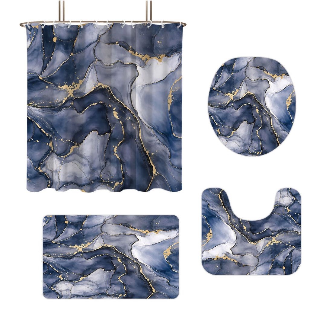 Digital Floral Theme Bathroom Décor Set Kalsten
