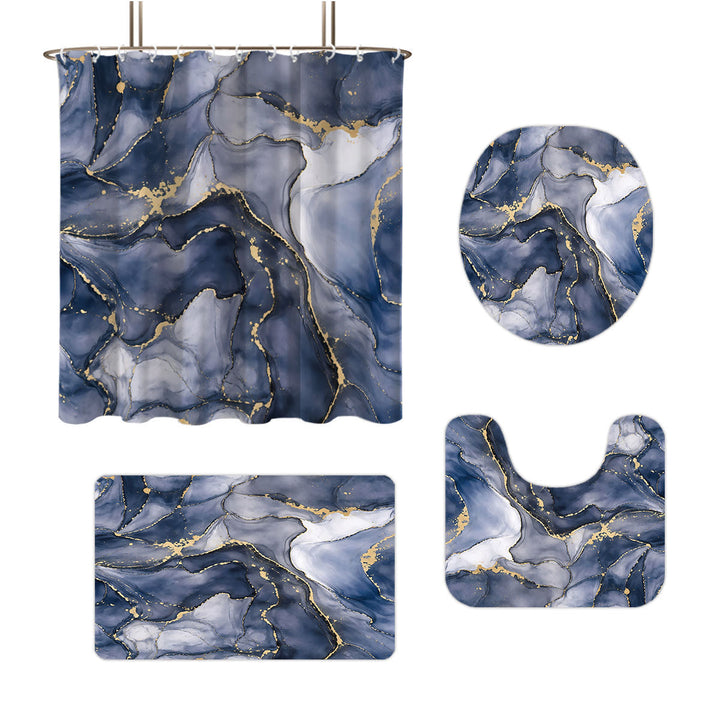 Digital Floral Theme Bathroom Décor Set Kalsten