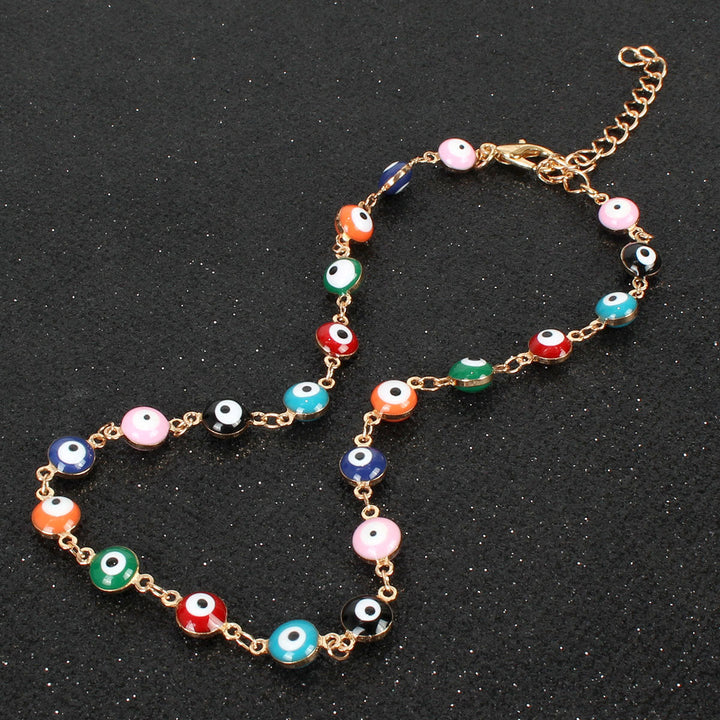 Colorful Beaded Anklet Kalsten