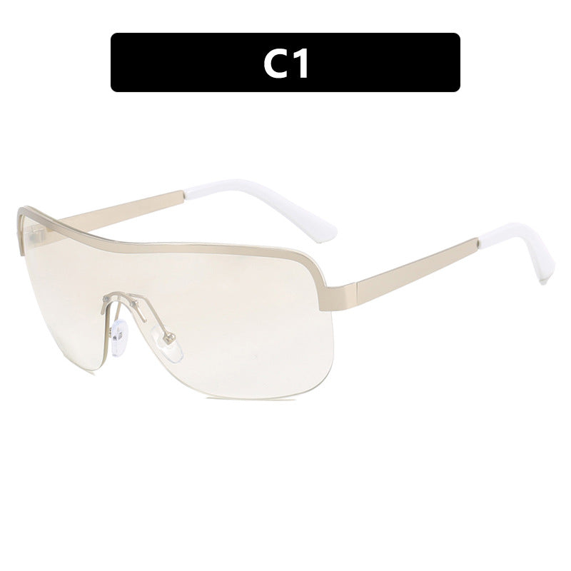Women's sporty sunglasses in futuristic design with large field of view Kalsten