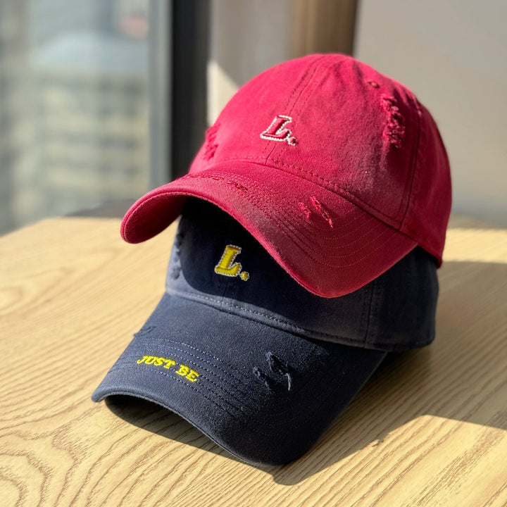 Women's Distressed Cotton Baseball Cap Kalsten