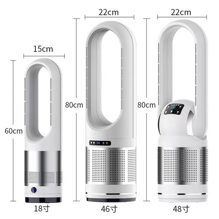 Cooling bladeless tower fan and HEPA air purifier with quiet DC motor Kalsten