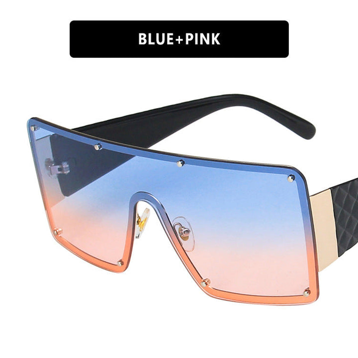 Women geometric oversized sunglasses with gradient lenses Kalsten