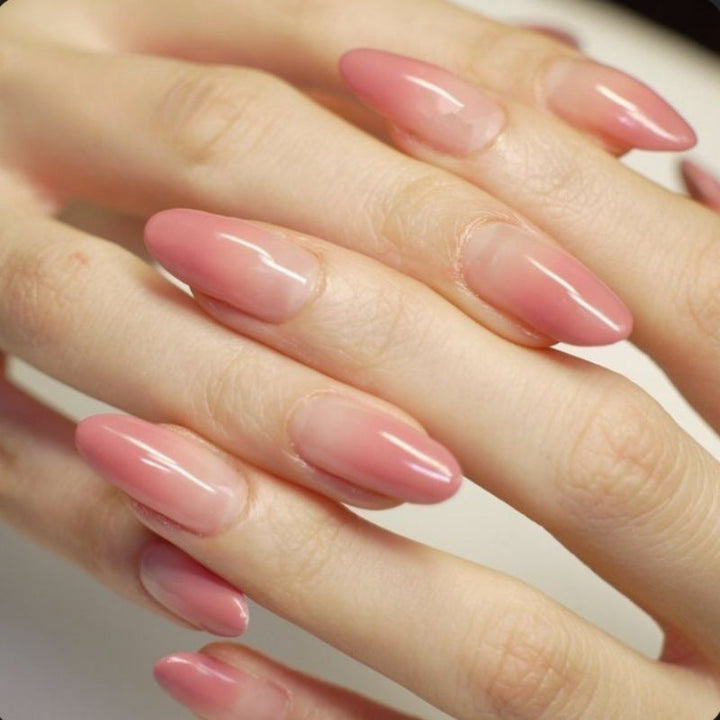 Premium Glossy Ombre Stiletto Press-On Nail Tips Kalsten