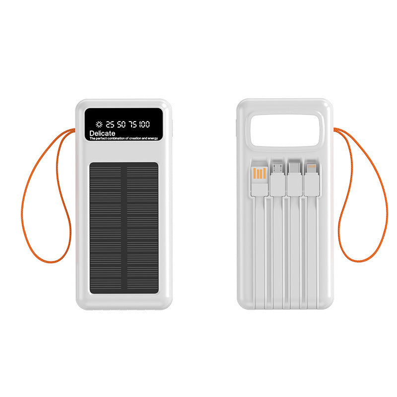 Multifunctional Solar Power Bank with Digital Charging Display Kalsten