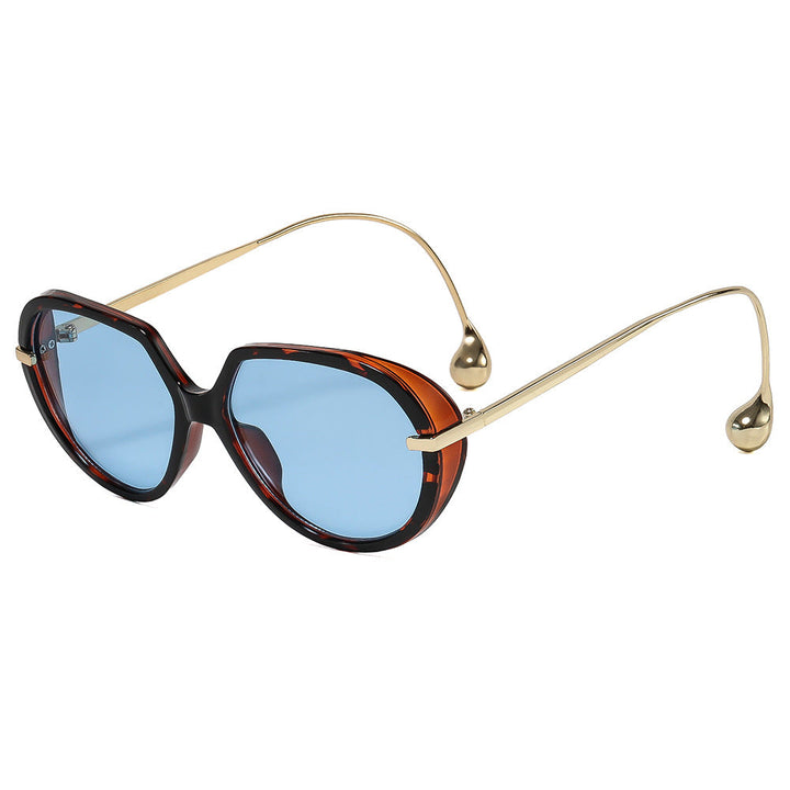 Women's Cat-Eye Sunglasses with Golden Accents and Stylish Frame Kalsten
