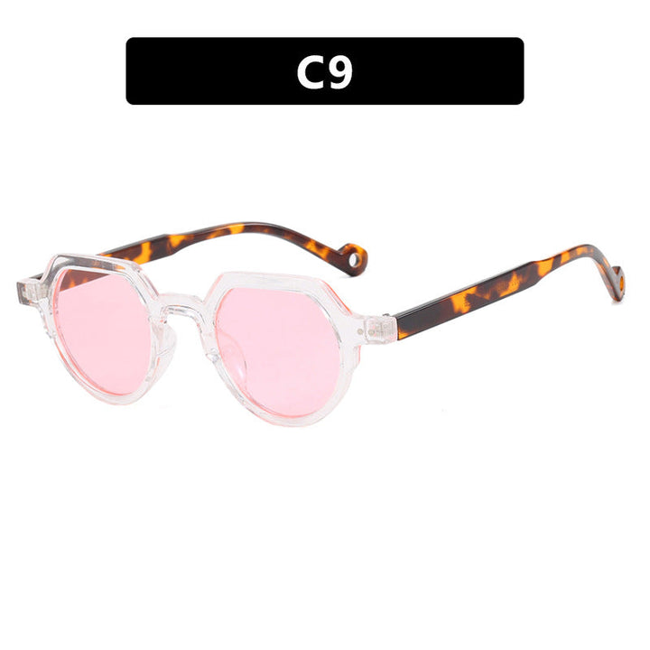 Women's geometric sunglasses with protective UV filter and sturdy frame Kalsten