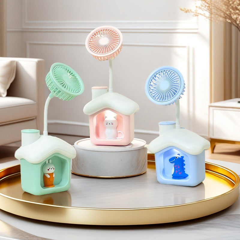 Portable USB desk fan with cute bear design Kalsten