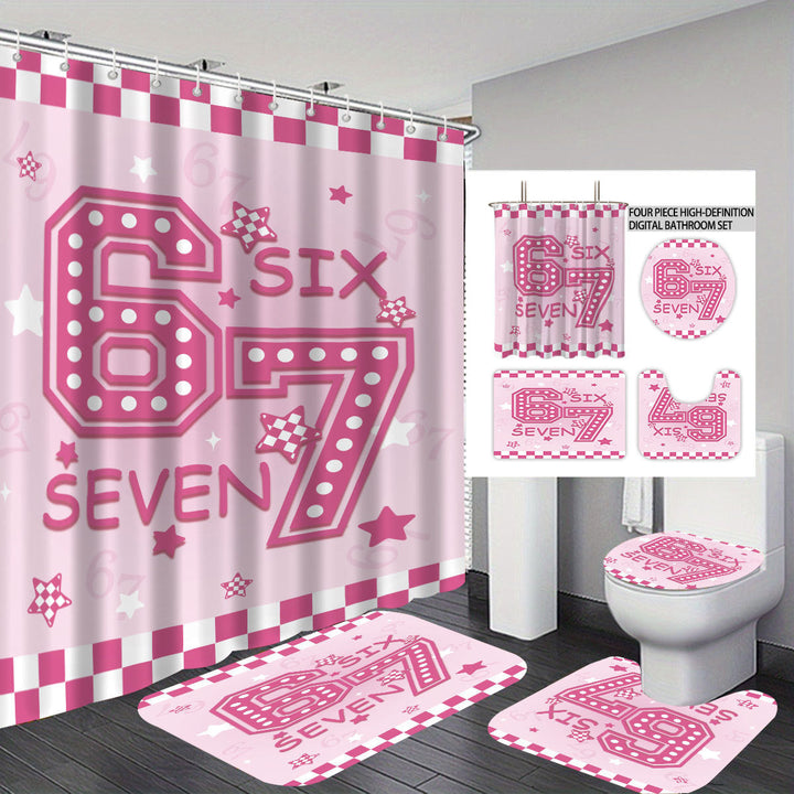 Colorful Dessert-Themed Bathroom Set Kalsten