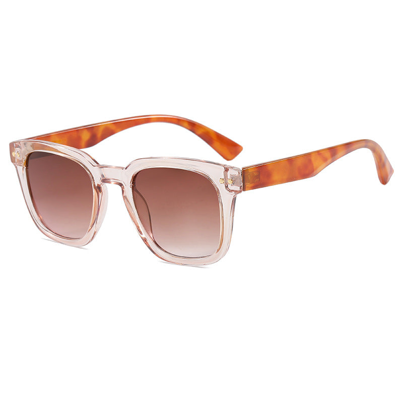 Women's Square Sunglasses with Modern Transparent Frame and UV Protection Kalsten
