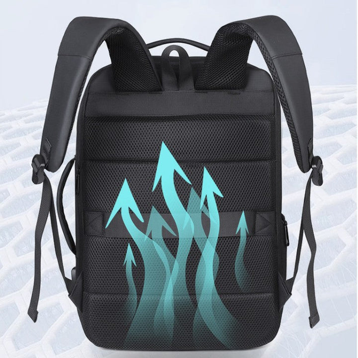 Business Backpack with Expandable Interior and Smart Safety Compartment Kalsten