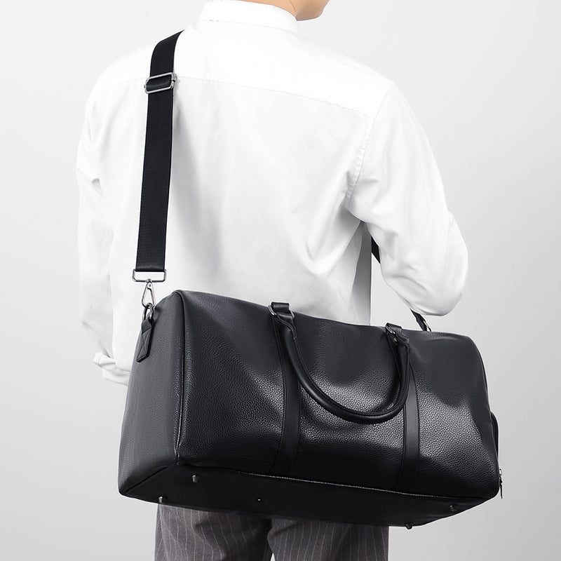 Premium Leather Travel Duffle Bag Acalora