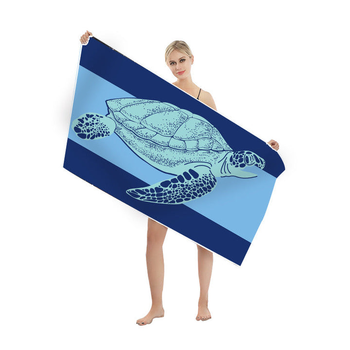 Multifunctional beach towel in creative mandala design Kalsten