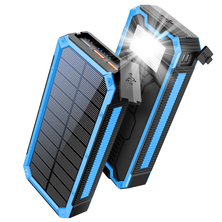 Solar Powerbank with Integrated Flashlight and Fast Charging Function Kalsten