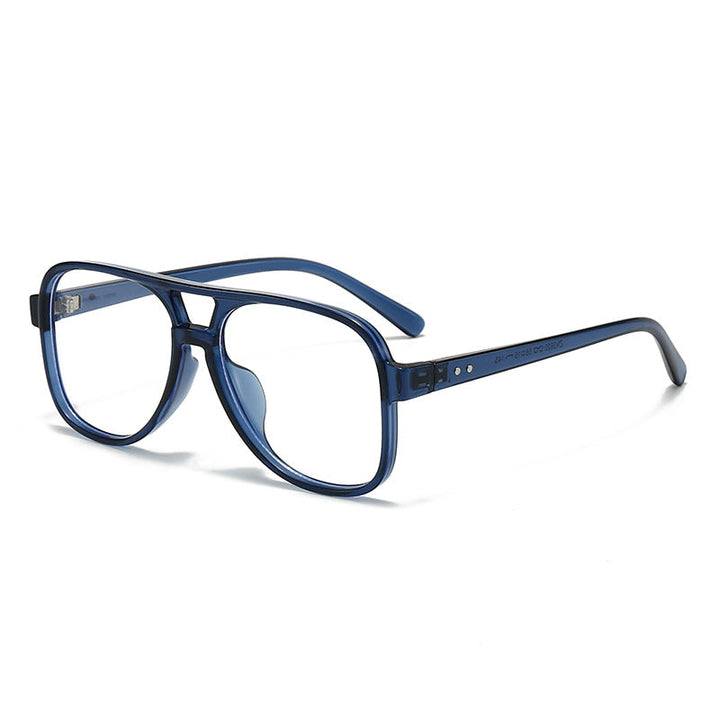 Men's Oversized Transparent Square Glasses Kalsten
