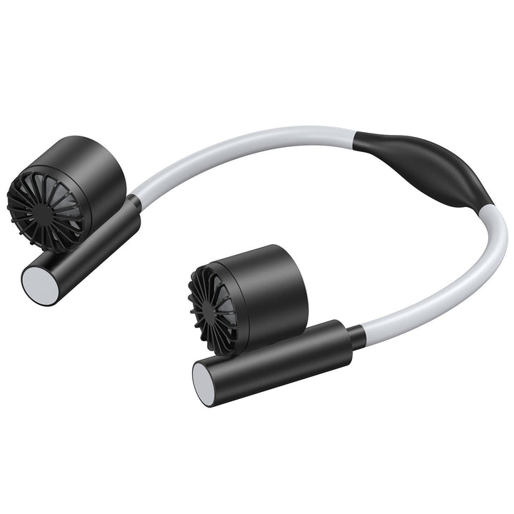 Cooling hands-free bladeless neck fan with adjustable gooseneck and rechargeable battery Kalsten