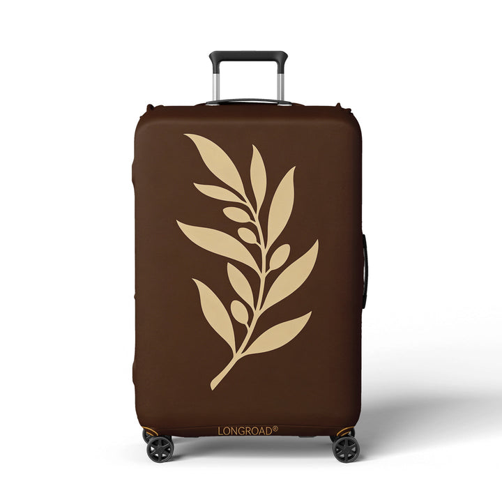 Women’s suitcase cover with floral lavender pattern Kalsten