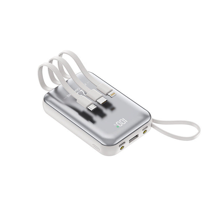 Portable power bank with integrated charging cables and fast charging function Kalsten