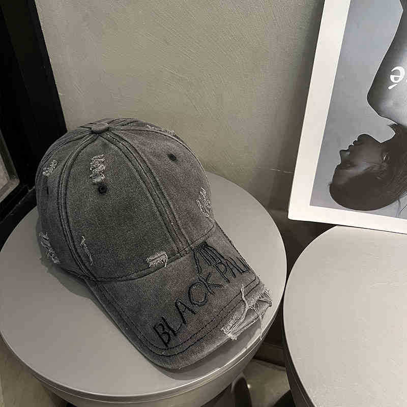 Women's Distressed Denim Baseball Cap Kalsten 1784188369