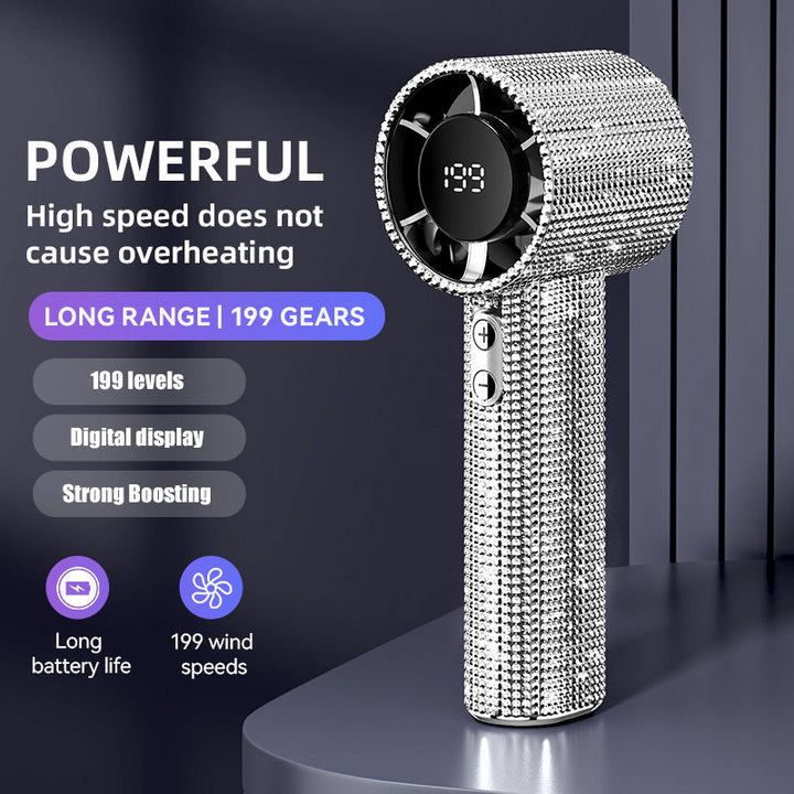 Women's High-Performance Handheld Hair Dryer with Brilliant Accents Kalsten