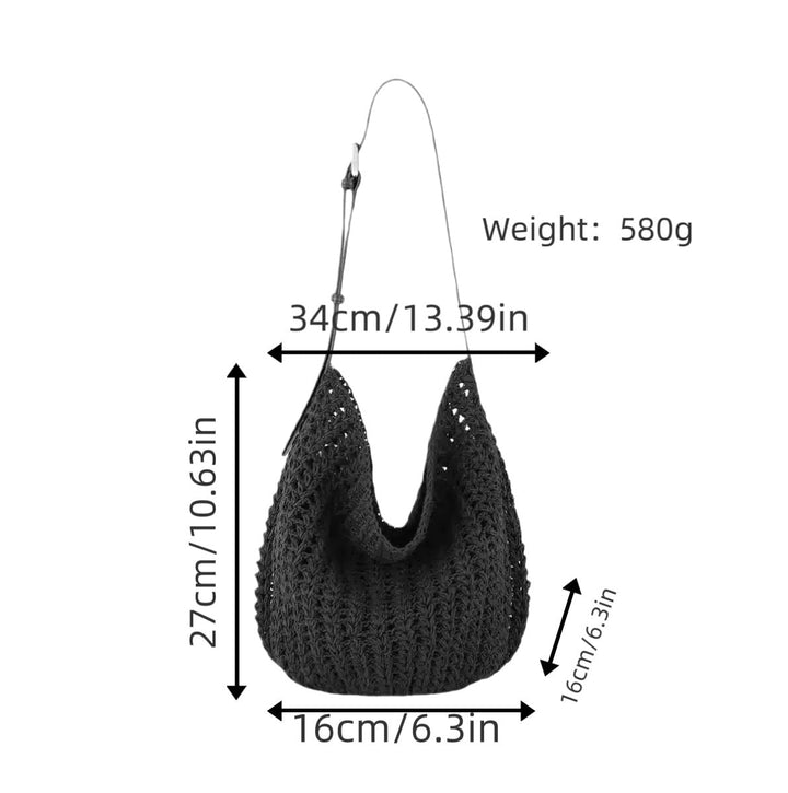 Hand-knotted shoulder bag Kalsten