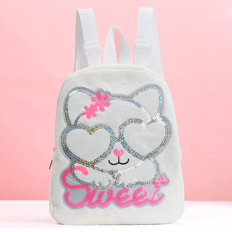 Plush backpack with animal design Kalsten