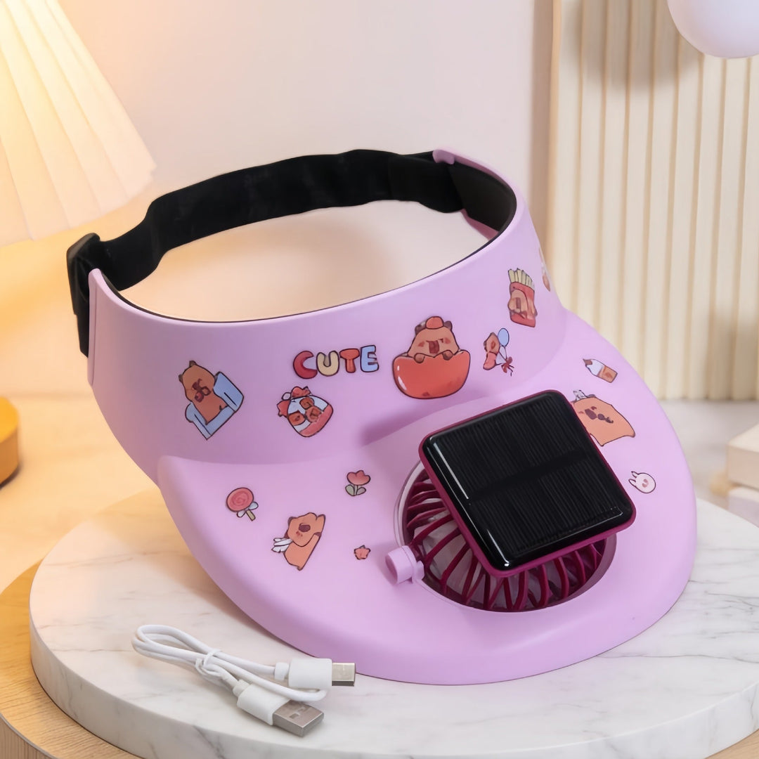 Ladies Comfortable Table Fan with Playful Design Kalsten