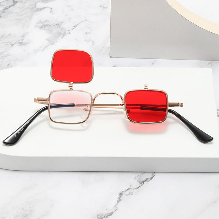 Ladies Designer Sunglasses with Square Metal Frame Kalsten