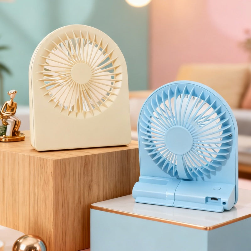Ladies Compact Table Fan with USB Connection and Quiet Operating Modes Kalsten