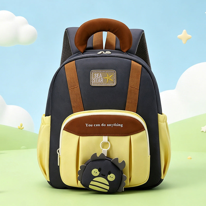 Children's Playful Character Design School Backpack