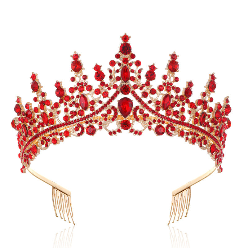 Ladies Rhinestone Tiara with Sparkling Gemstones Kalsten